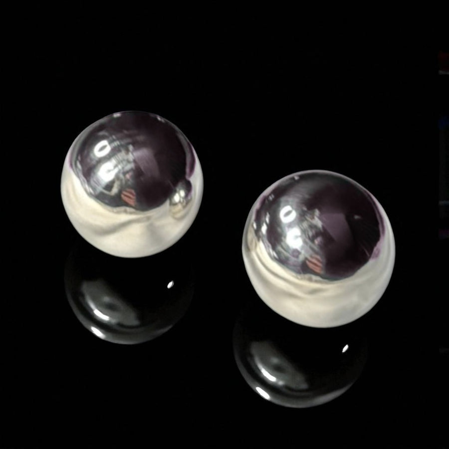 The Sacred Core Set of 2 Solid Stainless Steel Ben Wa Balls Kegel Tool (30mm)