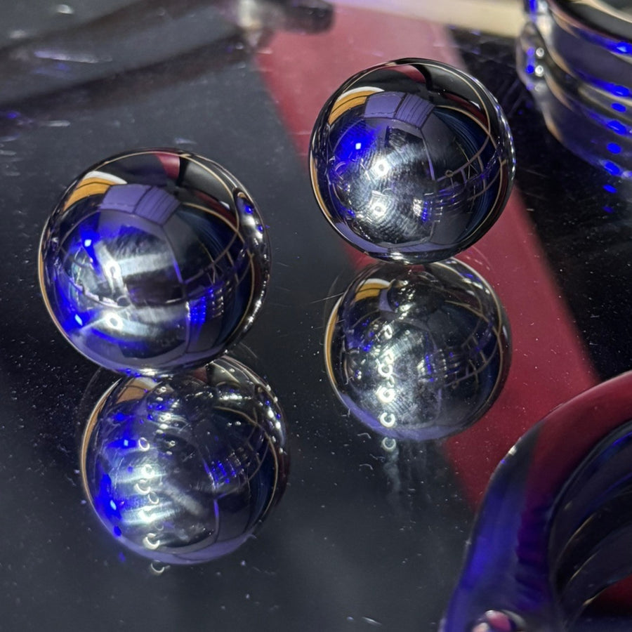 The Sacred Core Set of 2 Solid Stainless Steel Ben Wa Balls Kegel Tool (30mm)