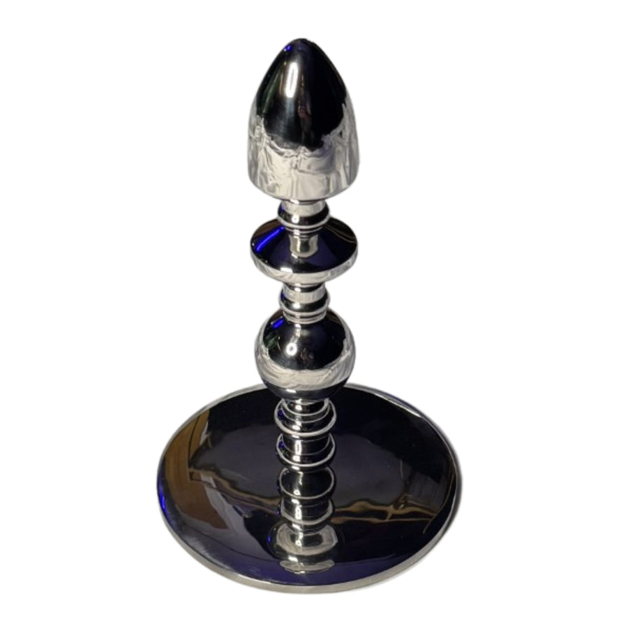 The Obelisk Solid Stainless Steel Floor-Mount Pleasure Column