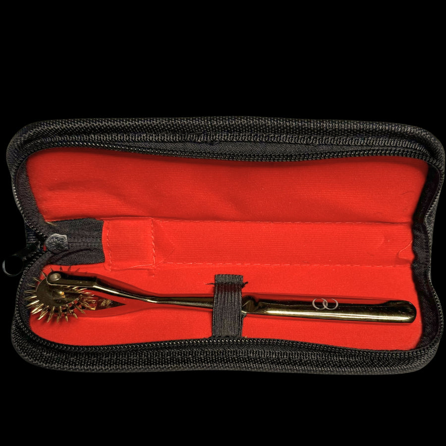 Luxury Gold | Black Wartenberg Wheel Multi-Wheel Options Sensory Play & Massage Tool