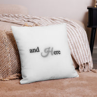 Thumbnail for We Had Sex Here And Here Reversable Premium Pillow