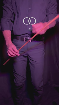 Luxury Rattan Sensory Cane Hand-Stained 27.5" Flexible With Maximum Impact Discipline Crop