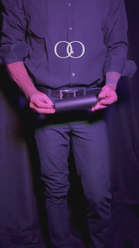 Roomsacred BDSM Ice Lock Bondage Restraint with O-Rings for Secure Play Small or Large