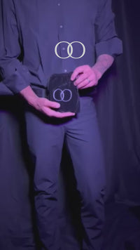 Ultra-Luxury Stainless Steel Collar with Gemstone O-Ring – Premium BDSM Twist-Lock Choker Velvet-Smooth 2 Sizes for Custom Restraint