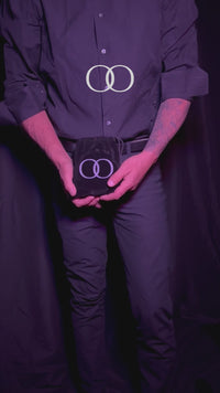 Ultra-Luxury Stainless Steel Ankle Cuffs Premium BDSM Restraints Velvet-Smooth Bondage Restraint Play