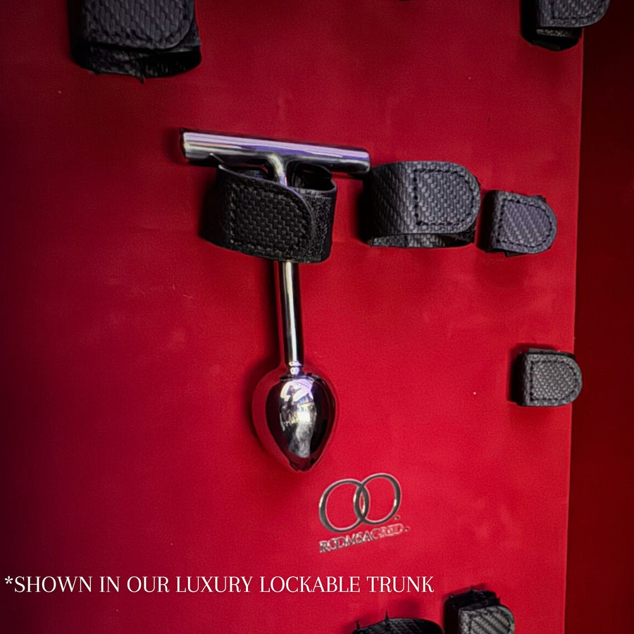 The T-Poker Stainless Steel Impact Plug for Intentional Penetration and Partner-Led Control