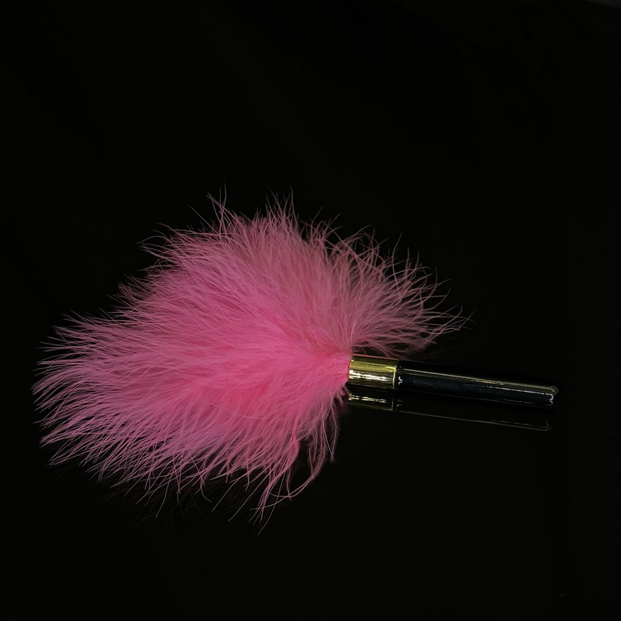 Seductive Marabou Feather Tickler Sensual Stimulation & Elegant Handheld Design for Intimate Play