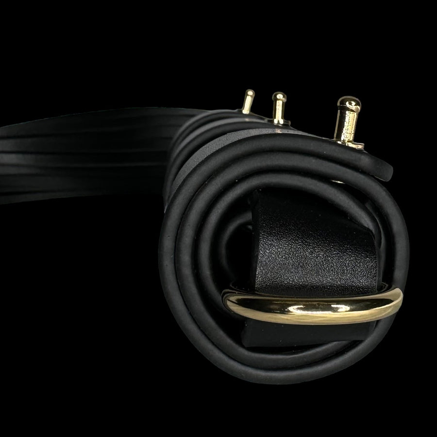 Serious Heavy Duty Leather Braided Flogger Whip with Extended Tassels & Rolled Handle Premium Sensory Play Accessory for Couples