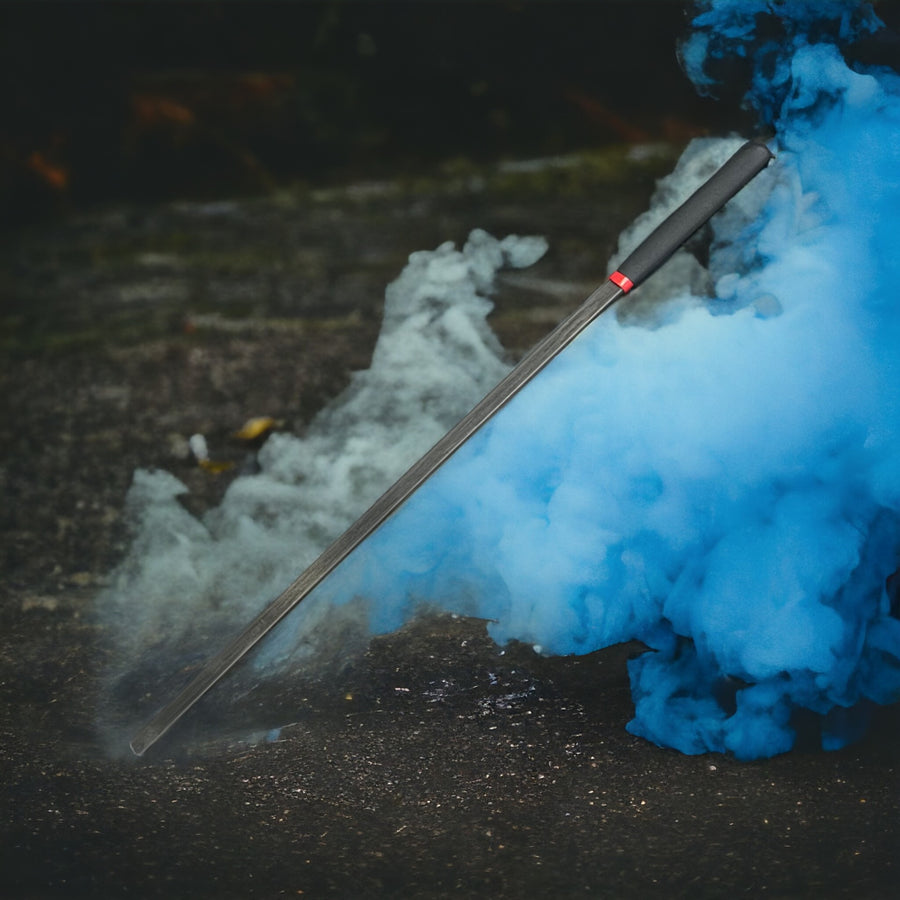 Luxury Black Carbon Fiber Plastic Flat Cane Durable Sensory Play Whip Accessory for Enhanced Precision & Control