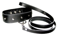 Thumbnail for Leather Collar and Leash Set