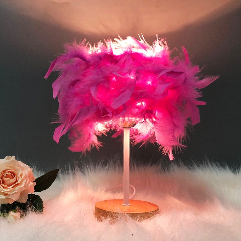 Fetish Feathers Table Lamp