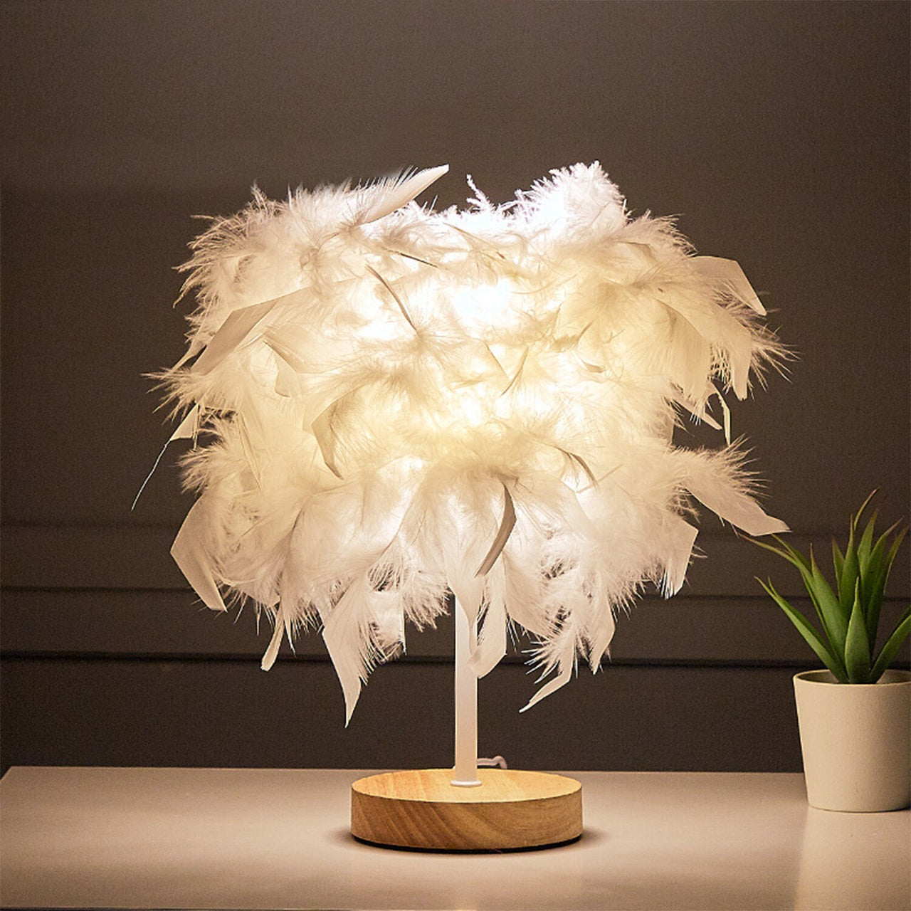 Fetish Feathers Table Lamp