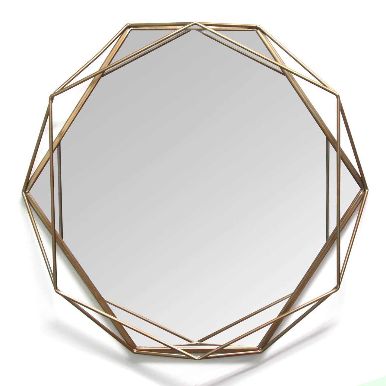 Luxe Collection Gold Framed Wall Mirror