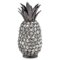 Thumbnail for Crystal Black and Nickel Pineapple Sculpture