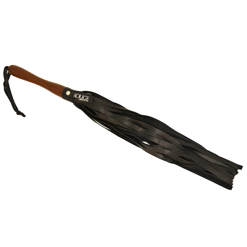Rouge Flogger Wooden Handle Black