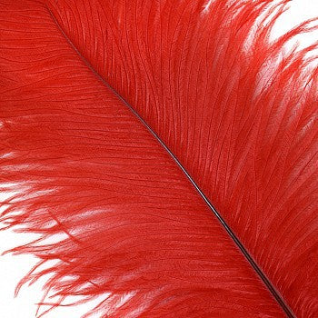 Ostrich Feather White Black Red Fluffy Feather For Wedding Party