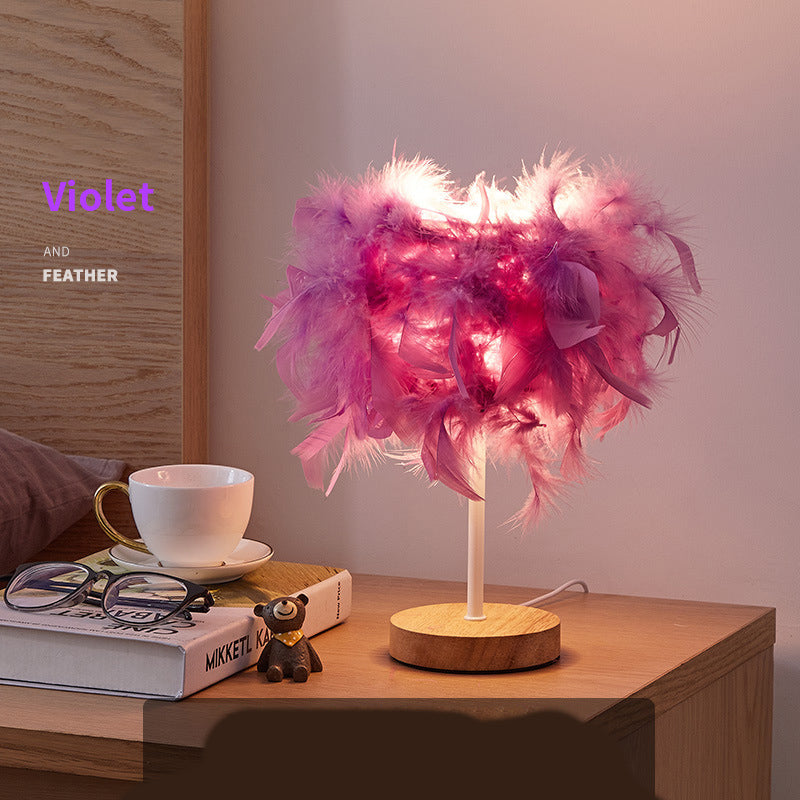 Fetish Feathers Table Lamp