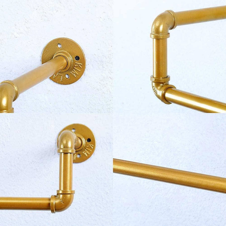 Glam Gold Pipe Toy and Clothing Rack