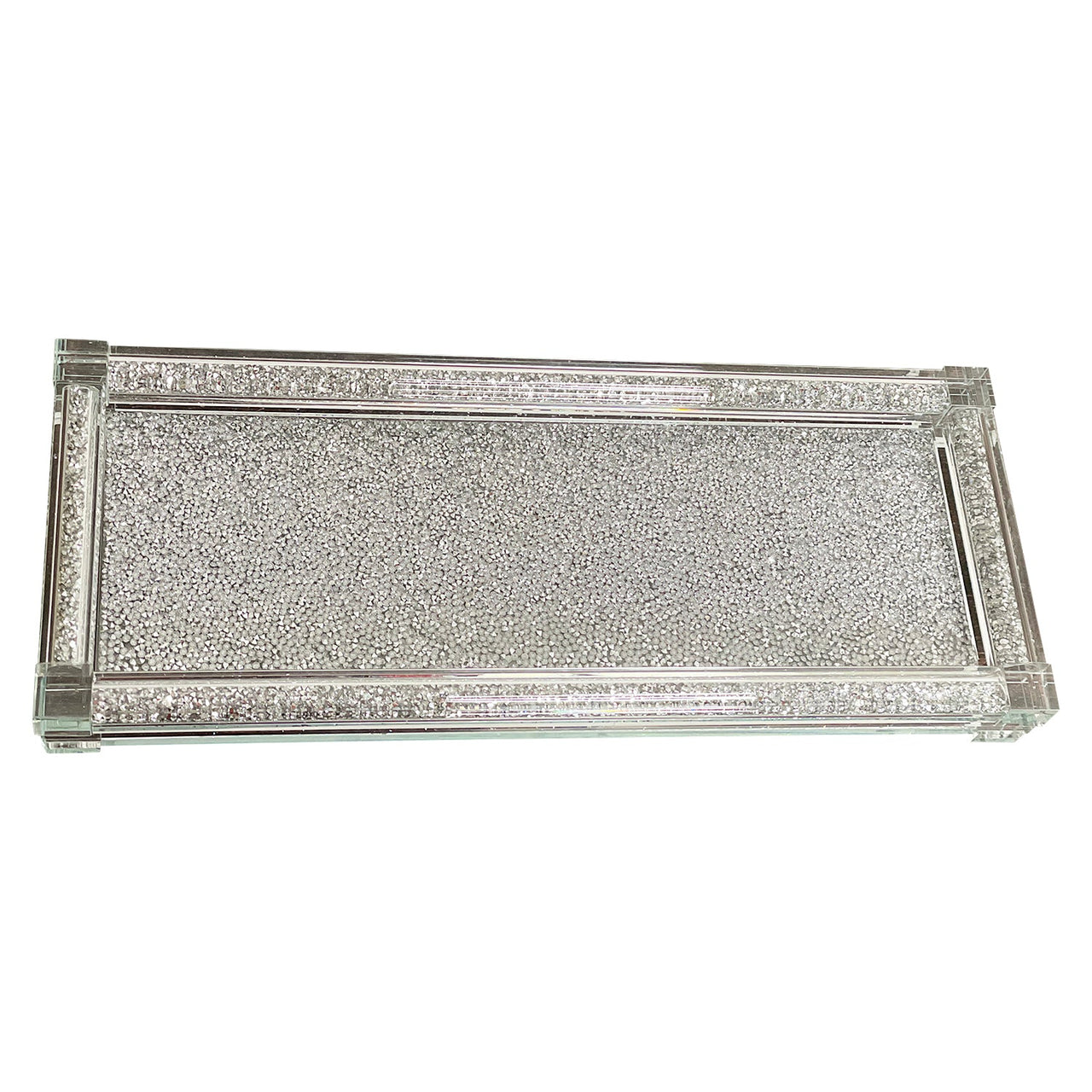 Crushed Diamond Glass Tray