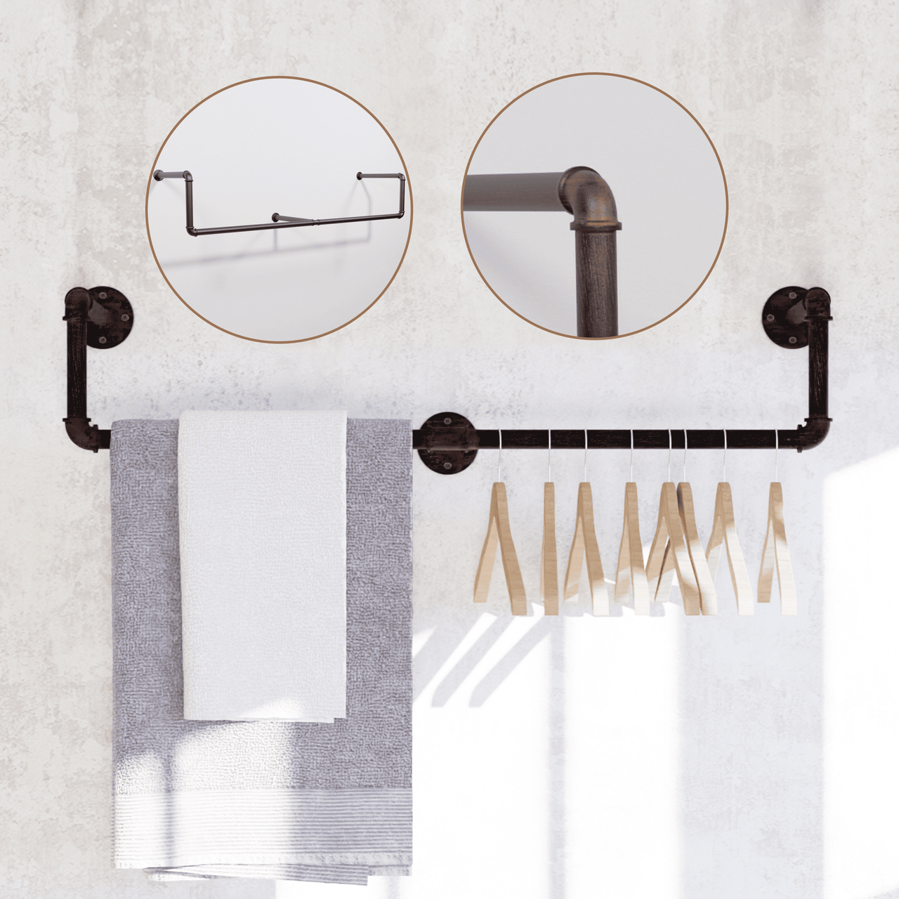 Industrial Pipe Dungeon Toy & Clothing Rack