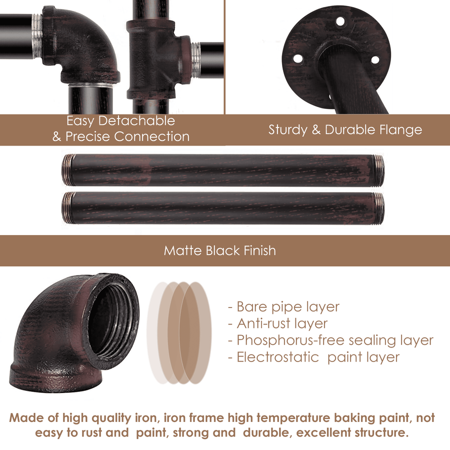 Industrial Pipe Dungeon Toy & Clothing Rack