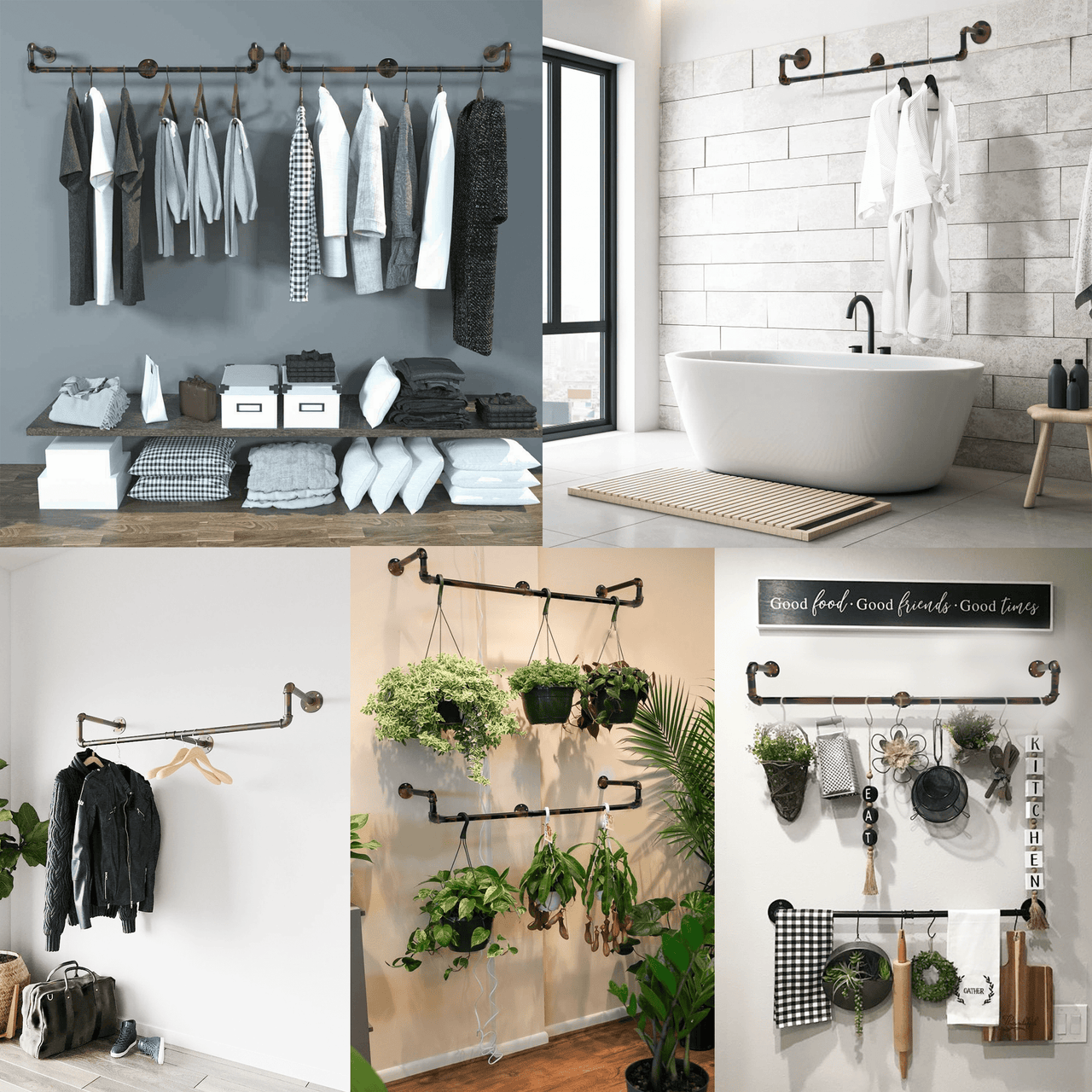Industrial Pipe Dungeon Toy & Clothing Rack