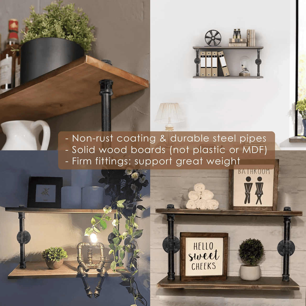 Industrial Pipe Dungeon Shelving