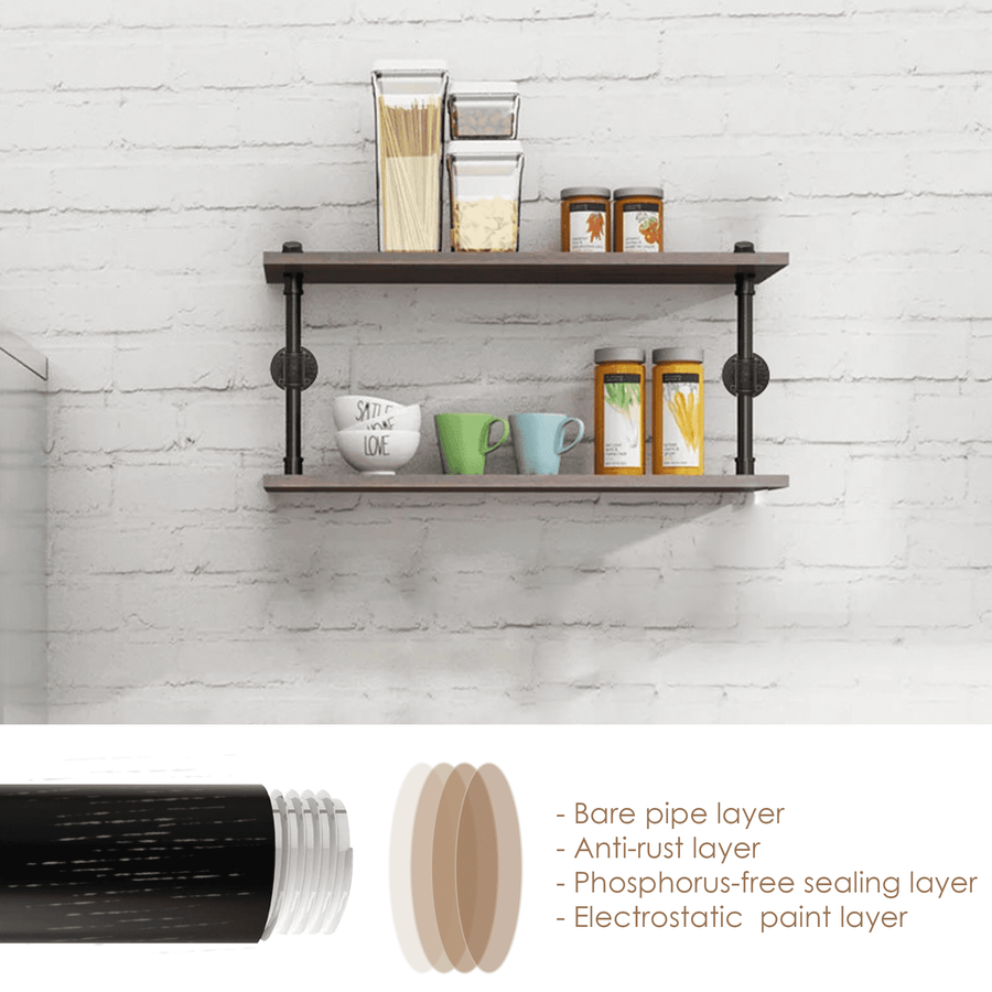 Industrial Pipe Dungeon Shelving