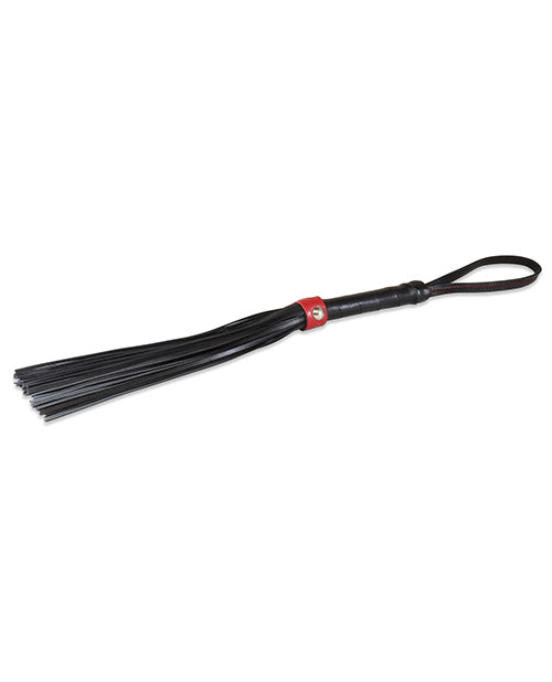 Sultra 14" Lambskin Flogger - Black/Red