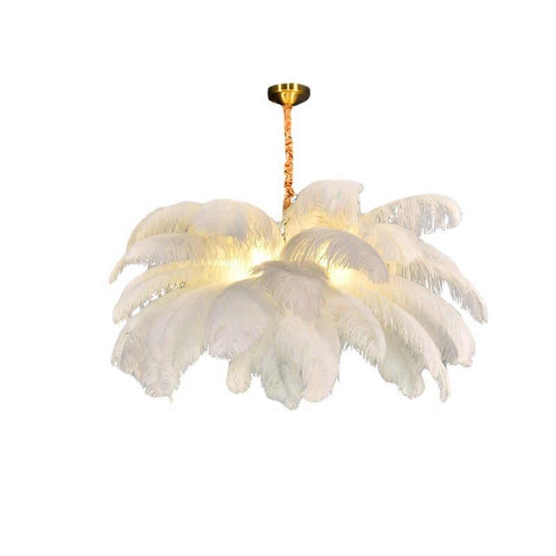 Fetish Feathers Ostrich Feather Chandelier
