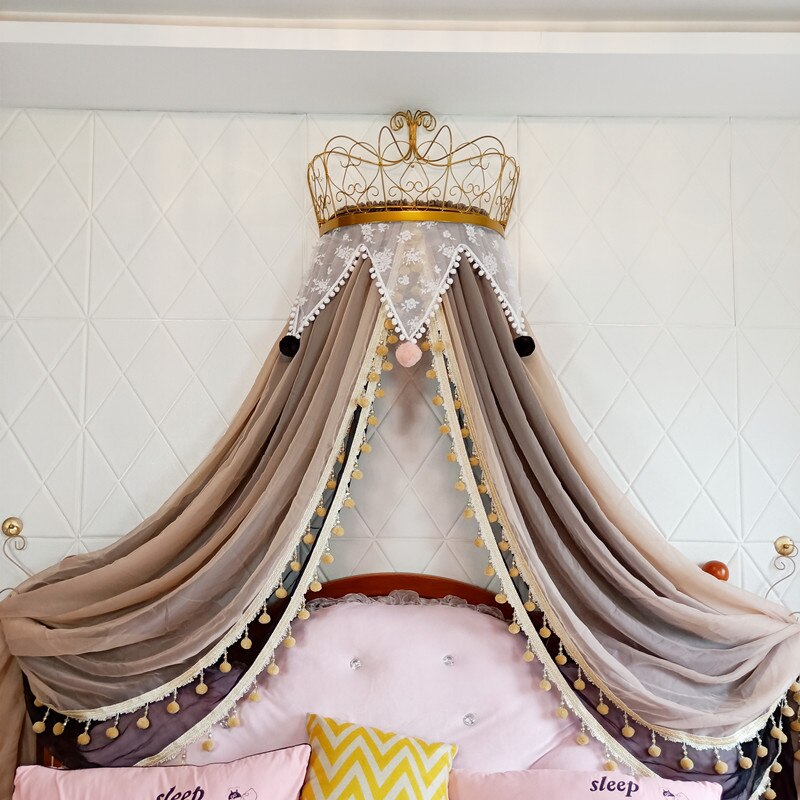 Luxe Cream Queen Boudoir Canopy Bed