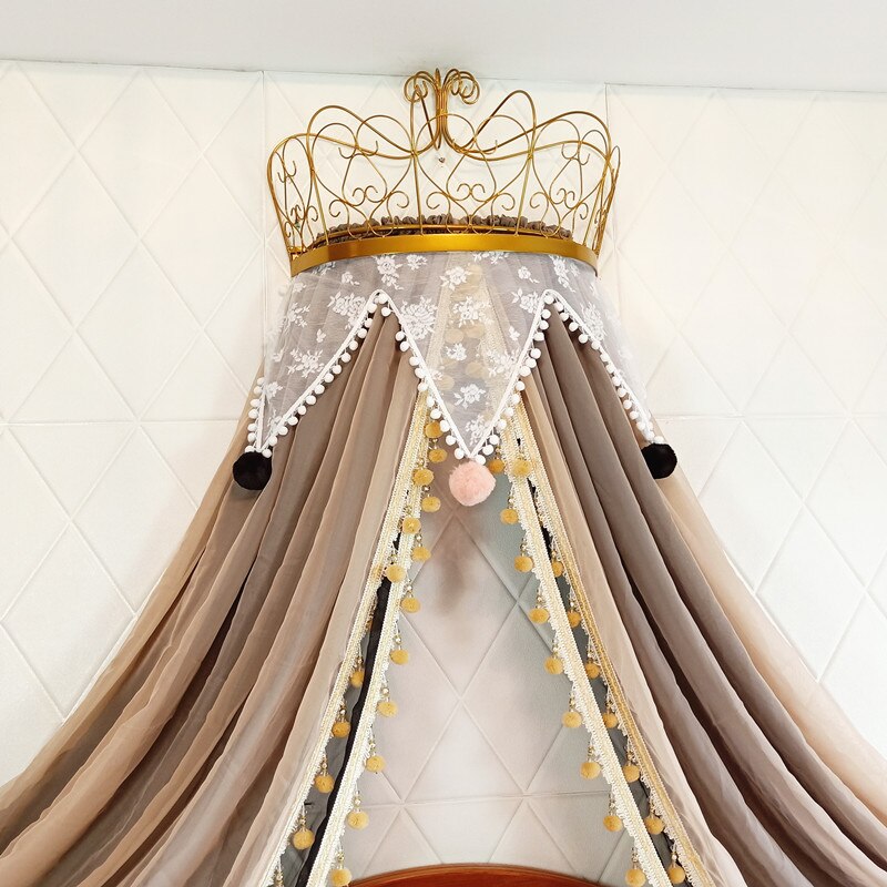 Luxe Cream Queen Boudoir Canopy Bed