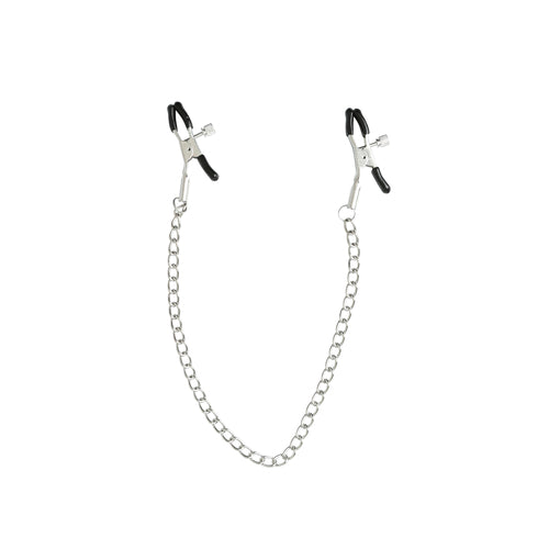 Silver Chained Nipple Clamps