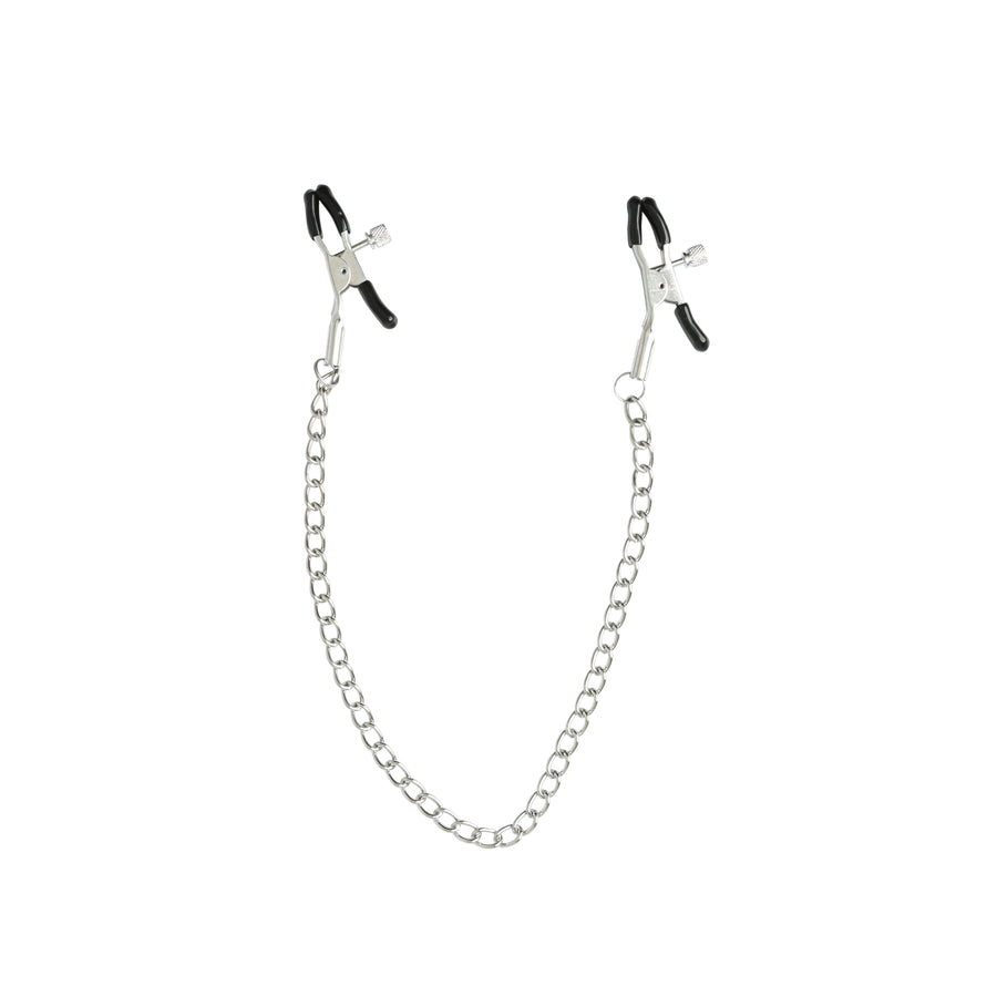 Silver Chained Nipple Clamps