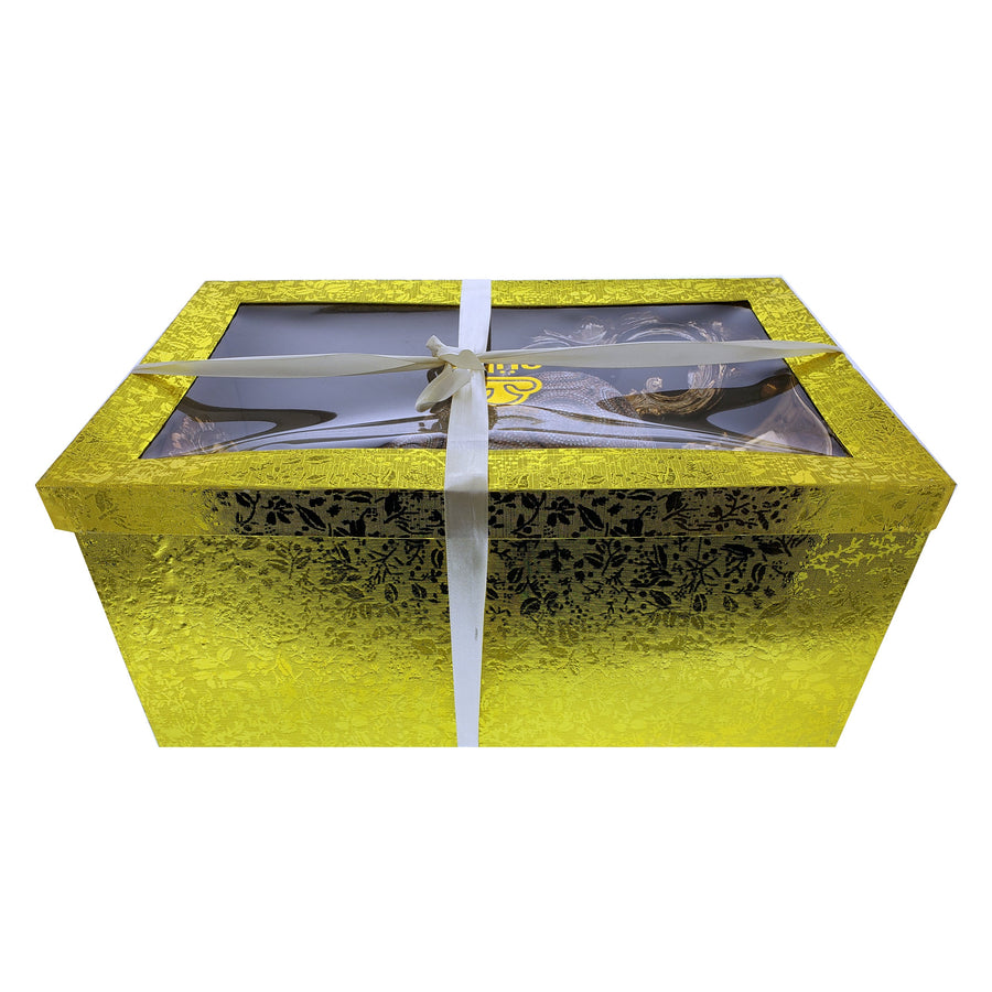 Luxe Collection Gold Crystal Embellished Ceramic Vase