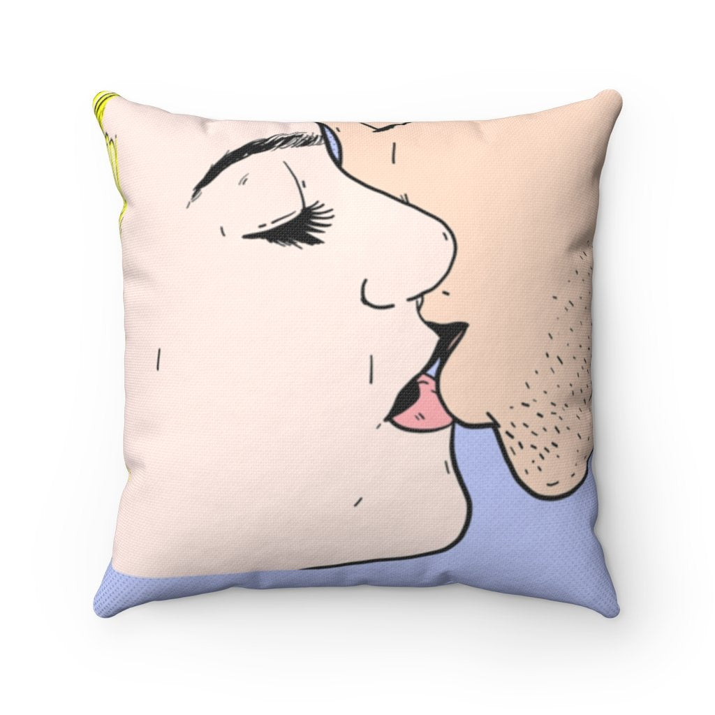 Hetero Kiss Pillow Art