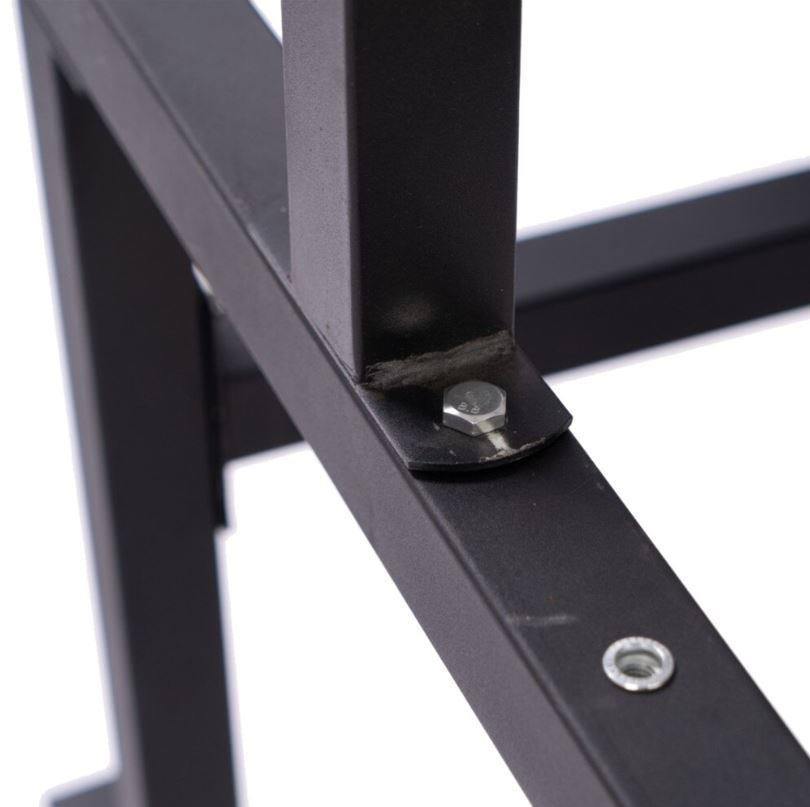 Roomsacred Full Access Bondage Restraint Table Adjustable BDSM Gyno Chair with Ankle & Wrist Cuffs Adult Playroom Dungeon Sex Room Furniture